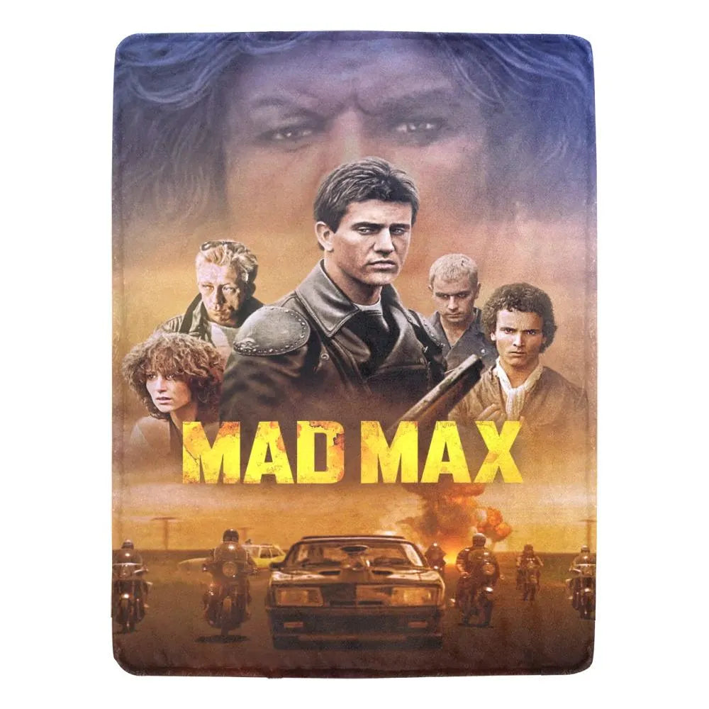 Mad Max 1979 Blanket Vintage Style & Wasteland Warrior Comfort