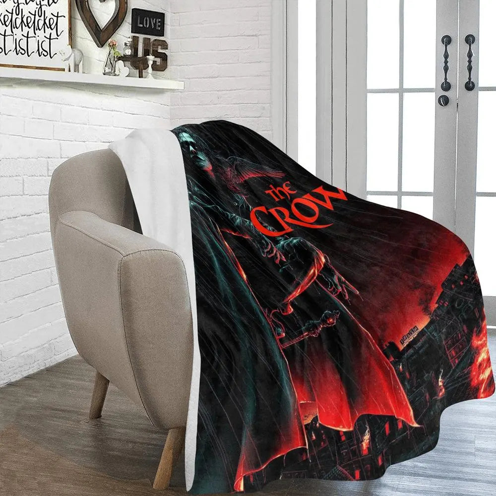 The Crow 1994 Film Vintage Style Ultra-Soft Micro Fleece Blanket
