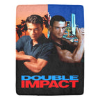 Double Impact 1991 Film Vintage Style Ultra-Soft Micro Fleece Blanket
