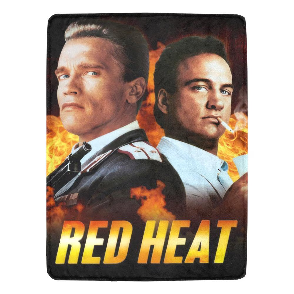 Red Heat 1988 Film Vintage Style Ultra-Soft Micro Fleece Blanket