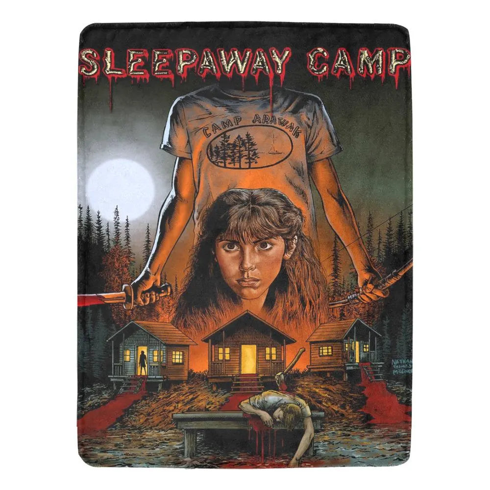 Sleepaway Camp 1983 Film Vintage Style Ultra-Soft Micro Fleece Blanket
