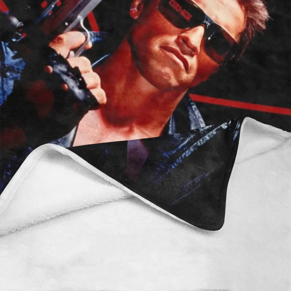 The Terminator 1984 Film Vintage Style Ultra-Soft Micro Fleece Blanket