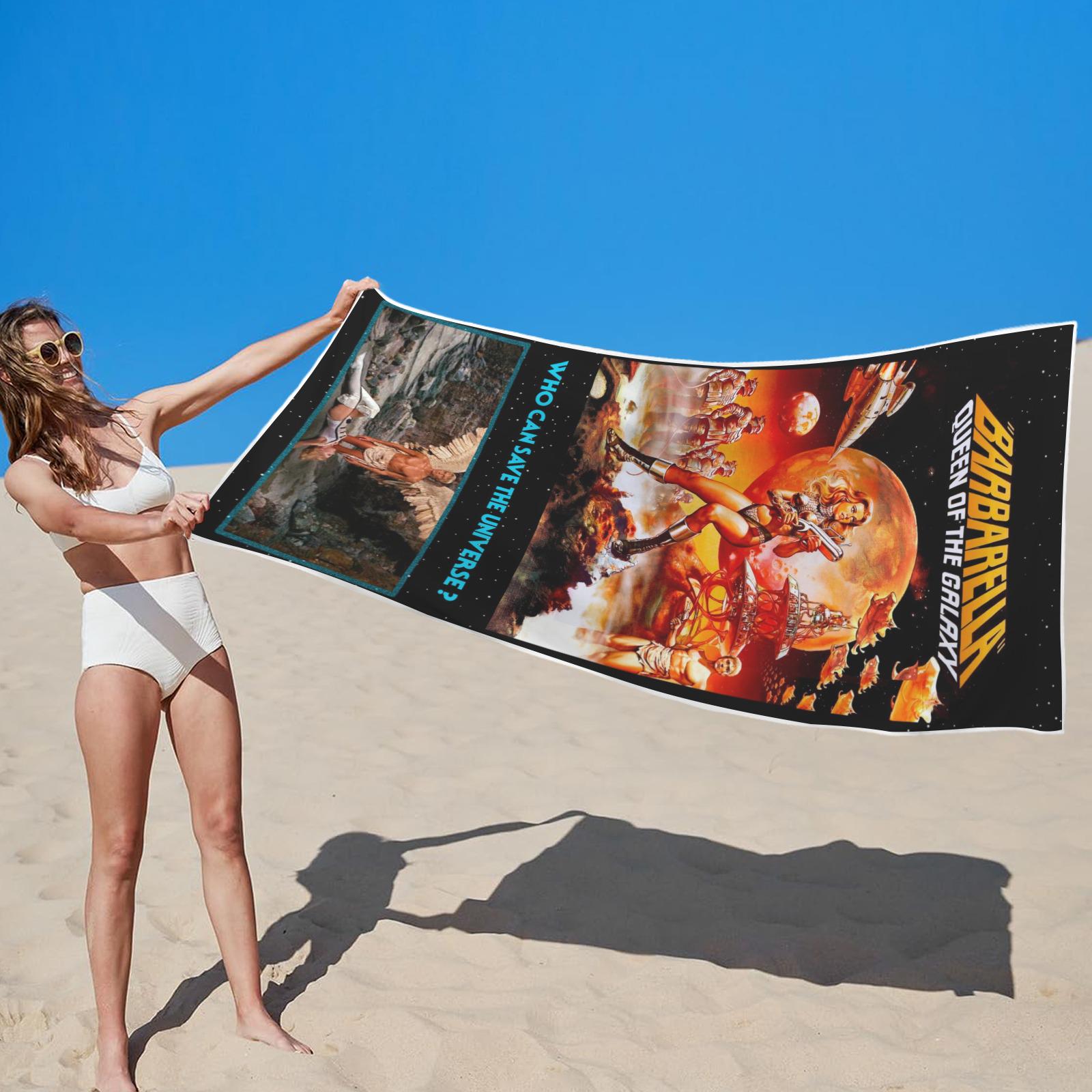 Barbarella The "Queen of the Galaxy" Premium Beach Towel