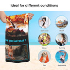 Barbarella The "Queen of the Galaxy" Premium Beach Towel