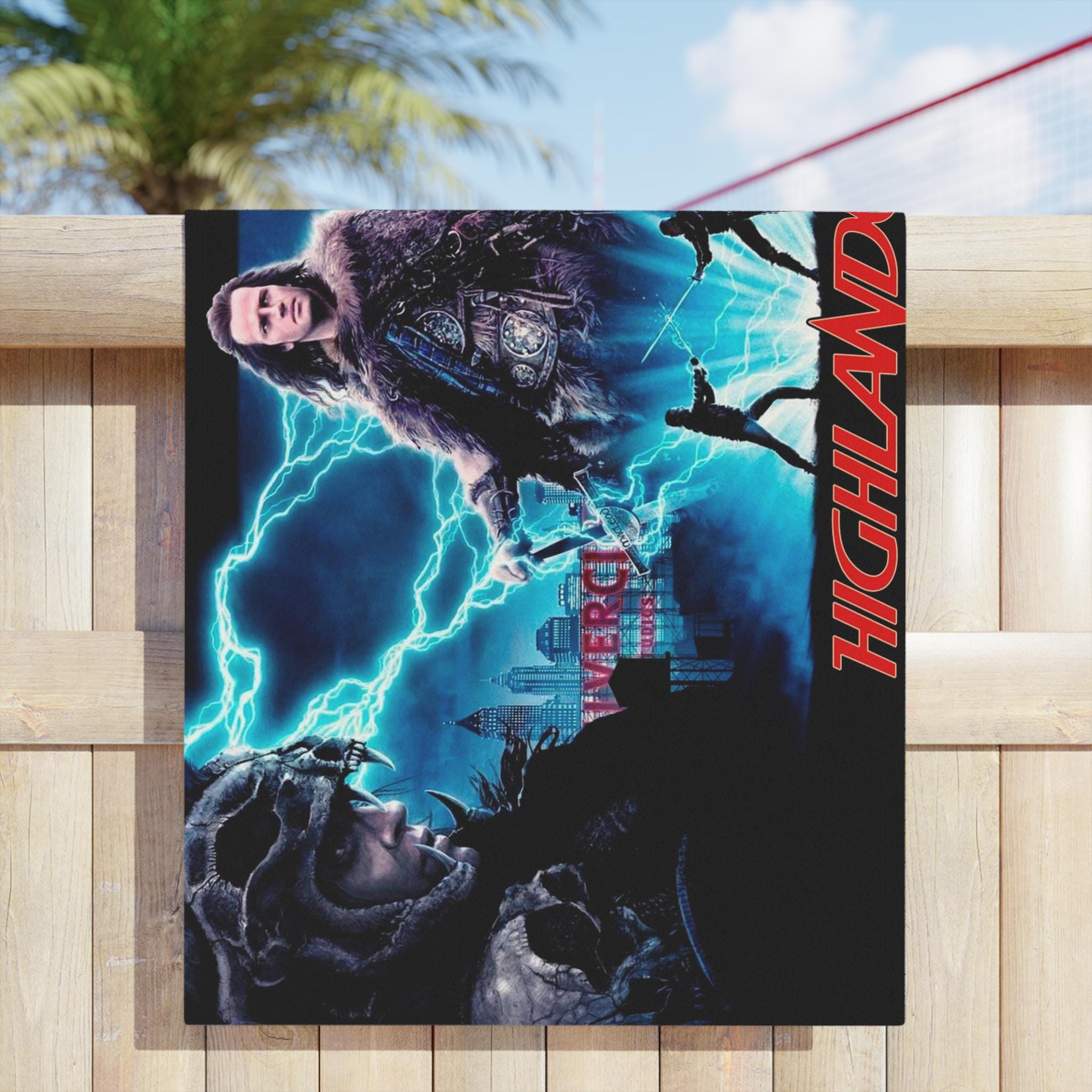 Highlander Film 1986 Premium Beach Towel