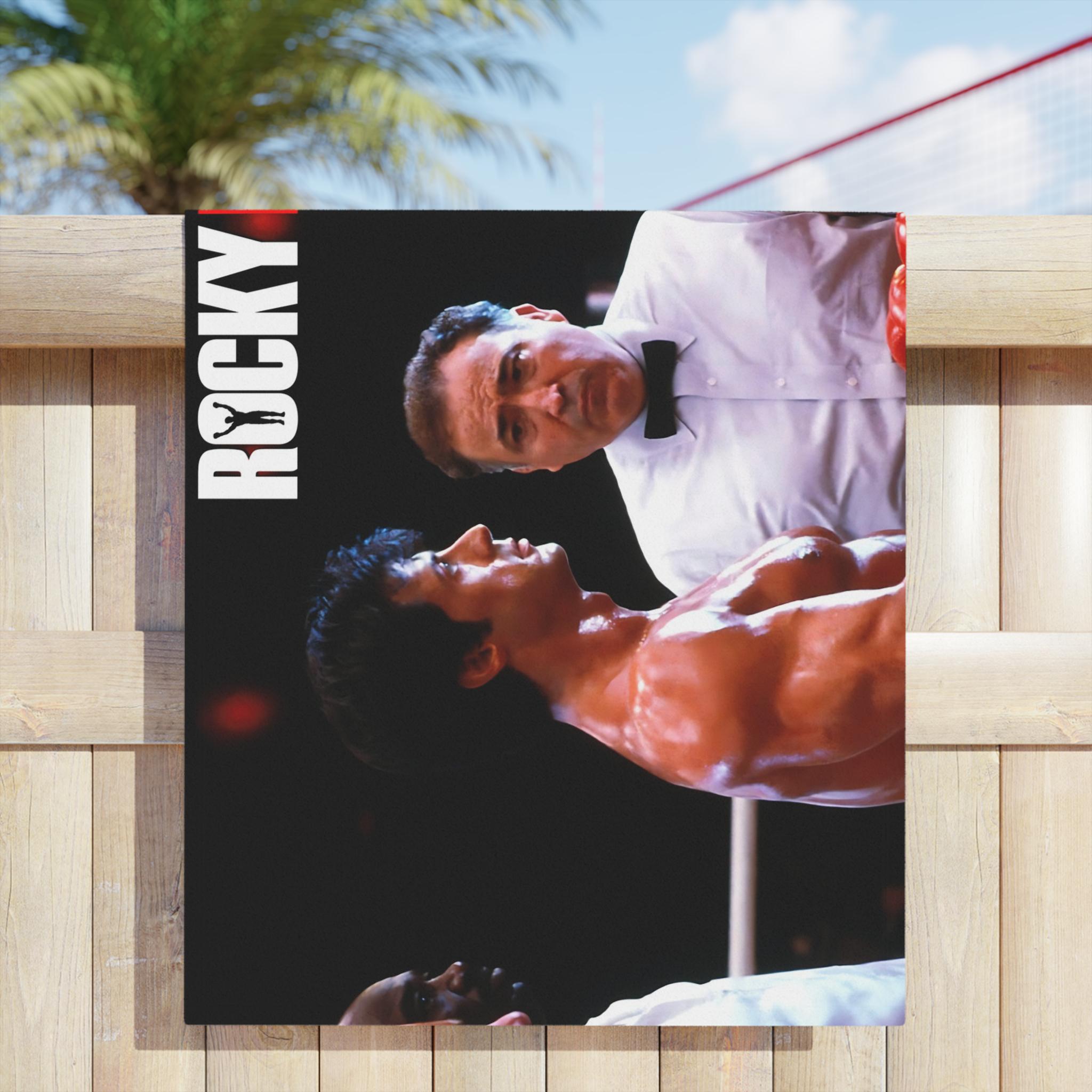 Rocky IV 1985 Beach Towel