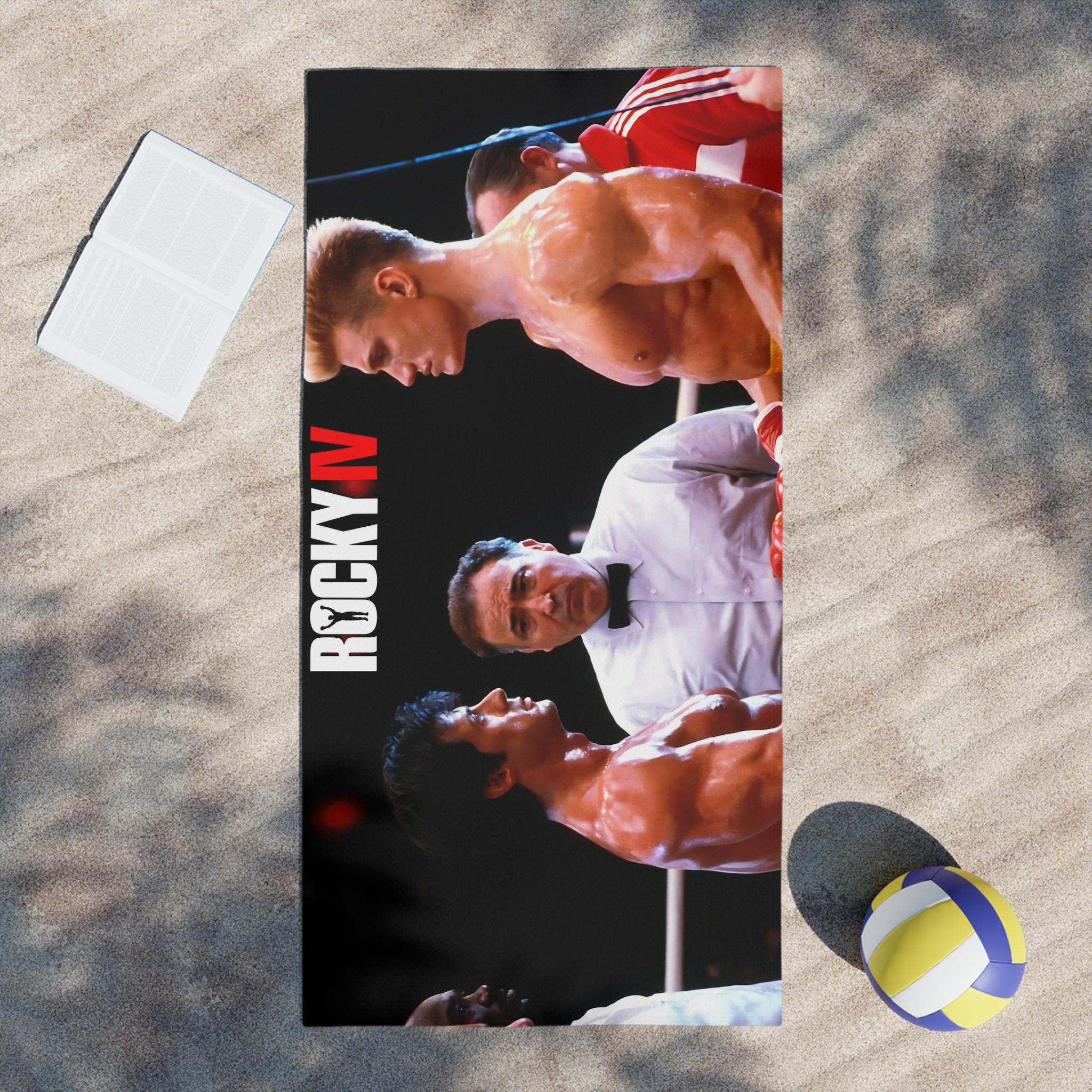 Rocky IV 1985 Beach Towel