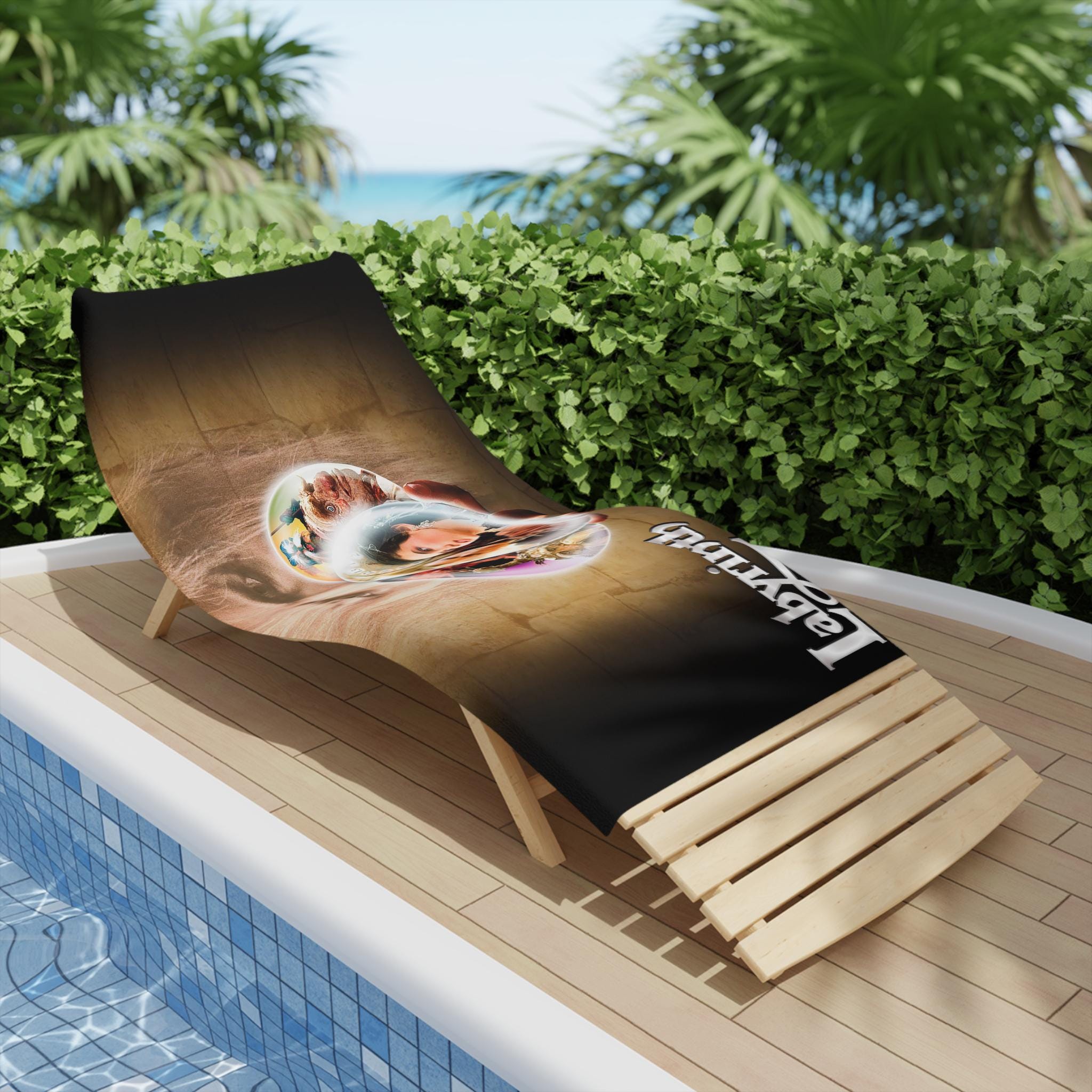 Labyrinth The "As the World Falls Down" Premium Beach Towel