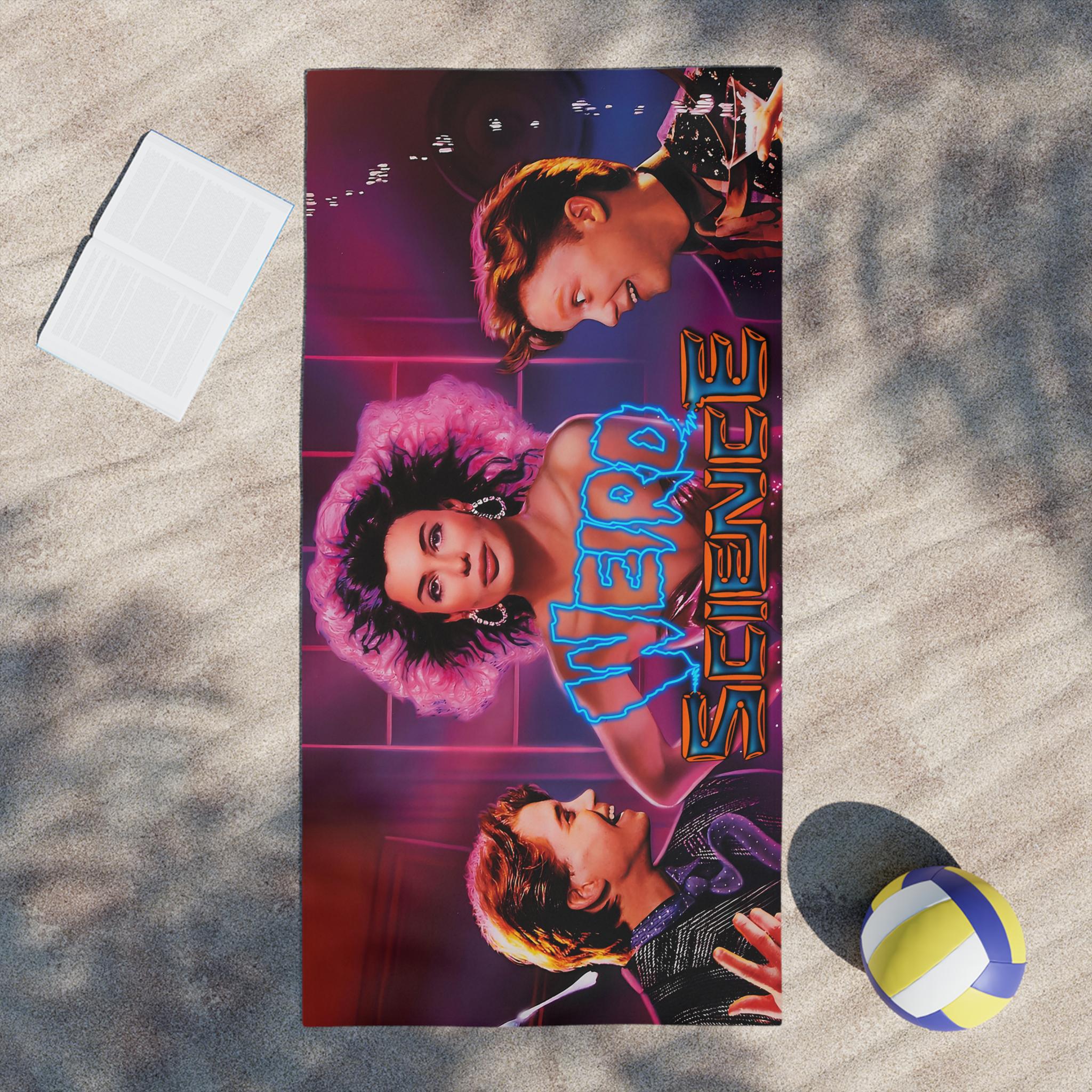 Weird Science The "She’s Alive!" Premium Beach Towel