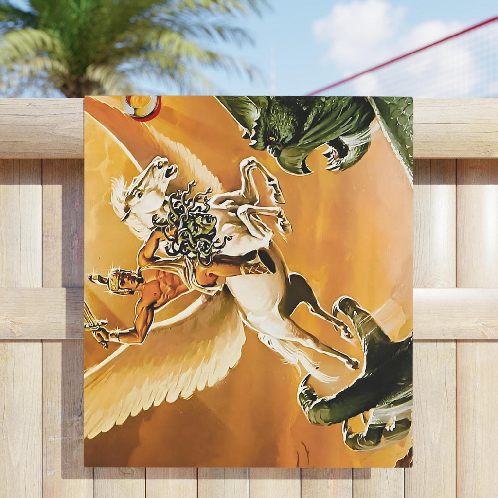 Clash of the Titans The "Release the Kraken" Premium Beach Towel