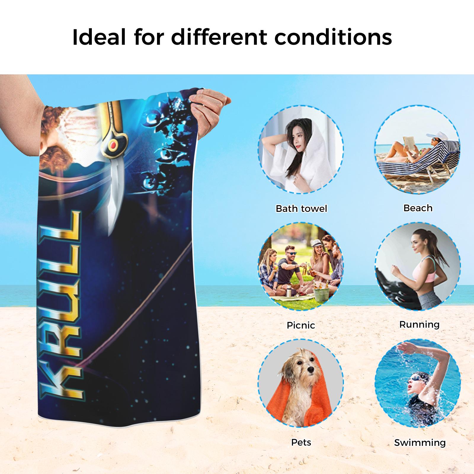 Krull The "Master of the Glaive" Premium Beach Towel