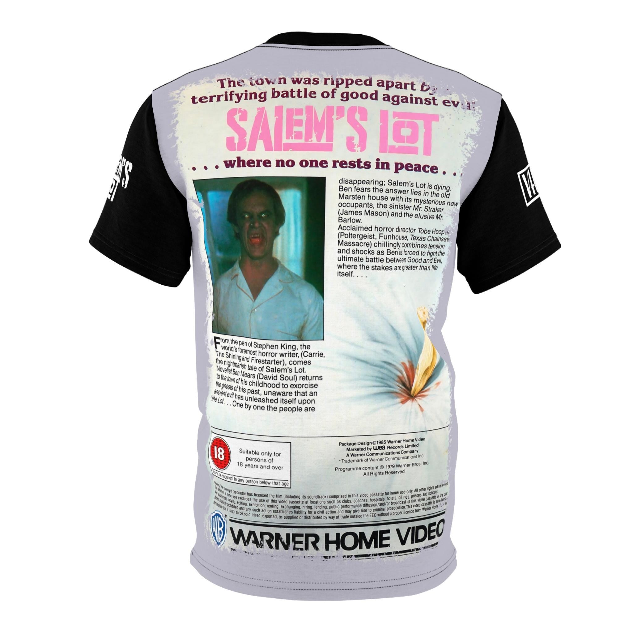 Salem's Lot 1979 Movie T-Shirt Stephen King Vintage VHS Style Tee
