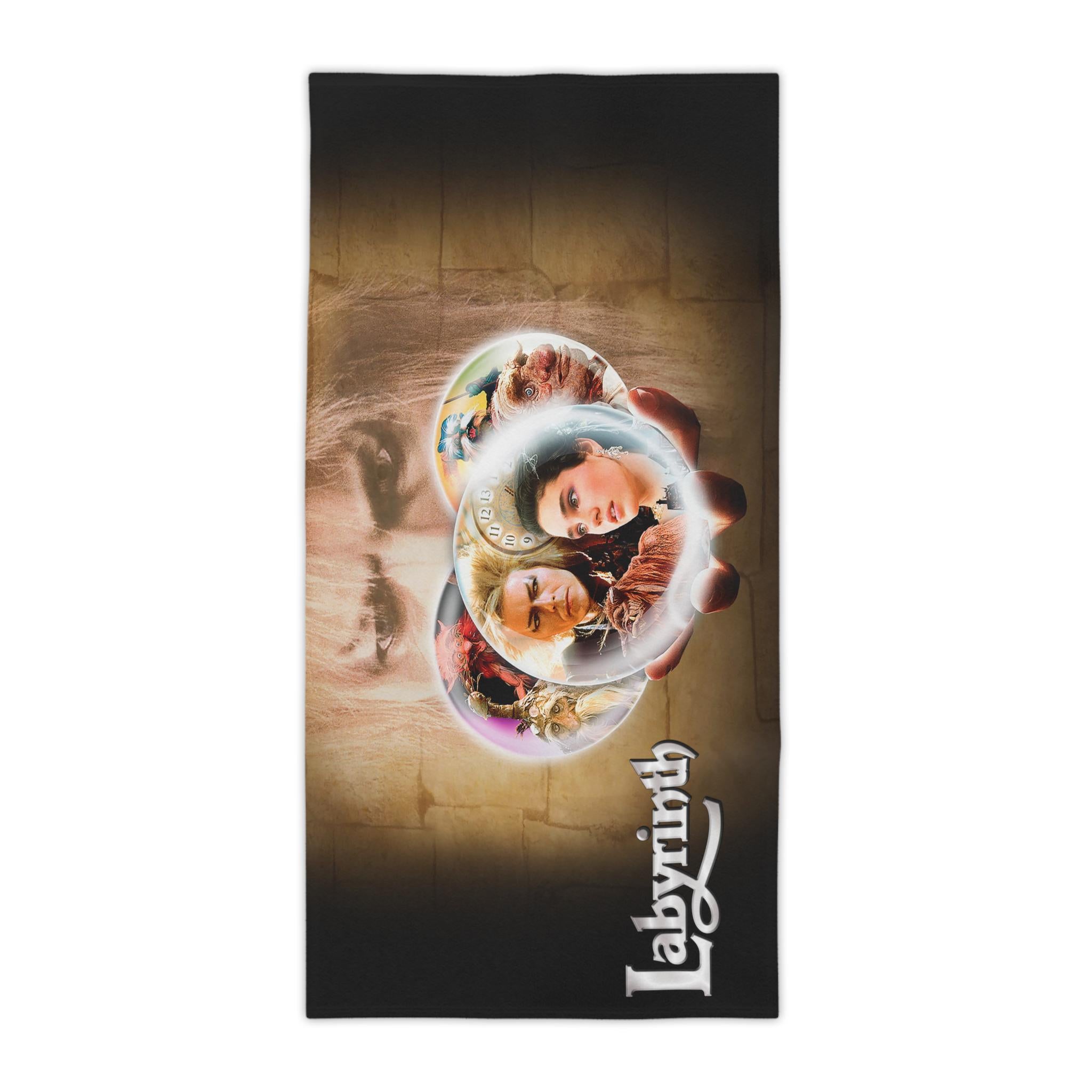 Labyrinth The "As the World Falls Down" Premium Beach Towel