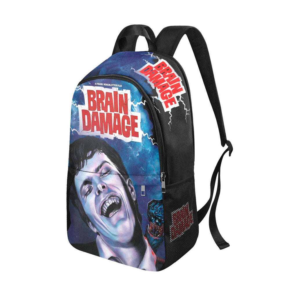 Brain Damage 1988 Movie Art Backpack Elmer Retro Style Bag