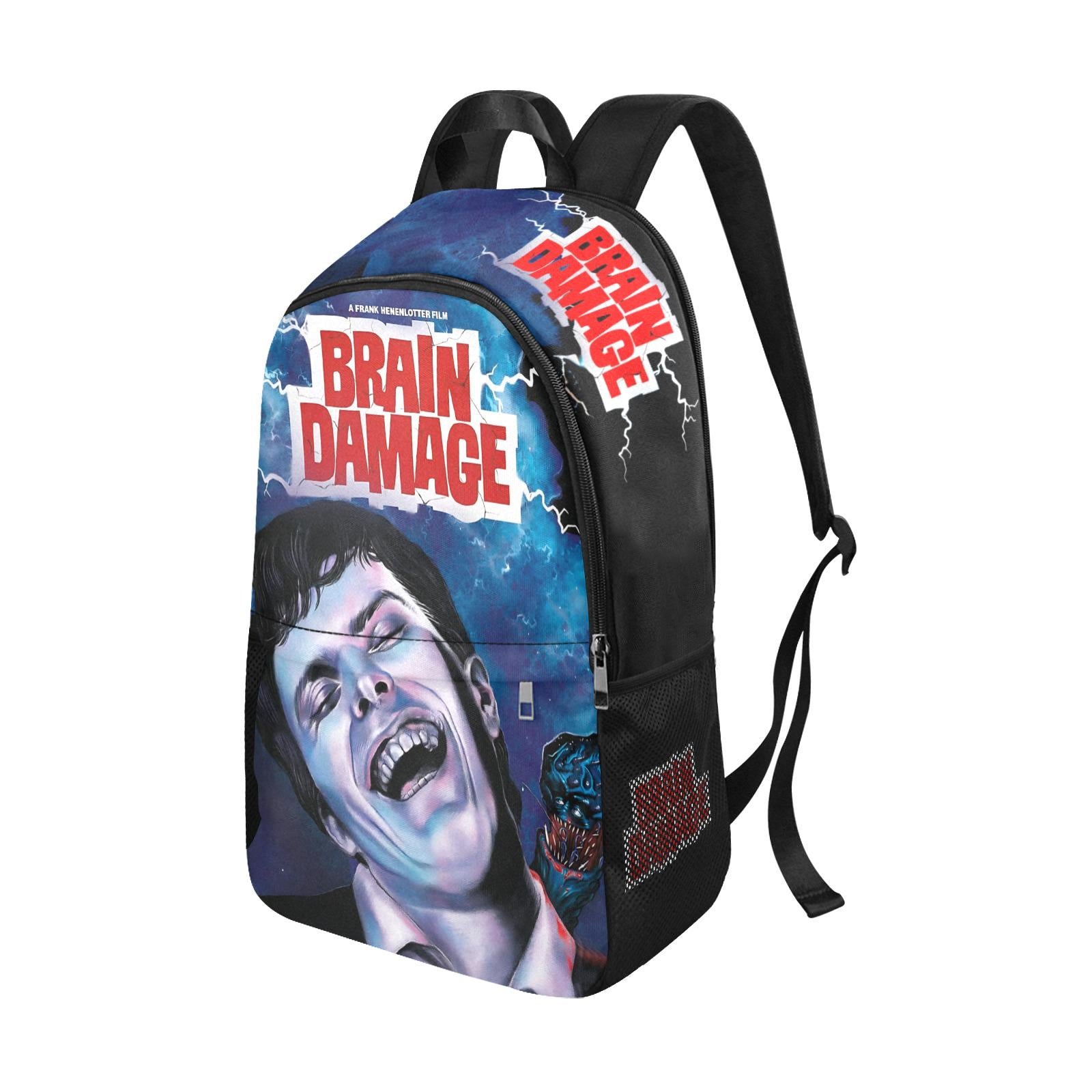 Brain Damage 1988 Movie Art Backpack Elmer Retro Style Bag