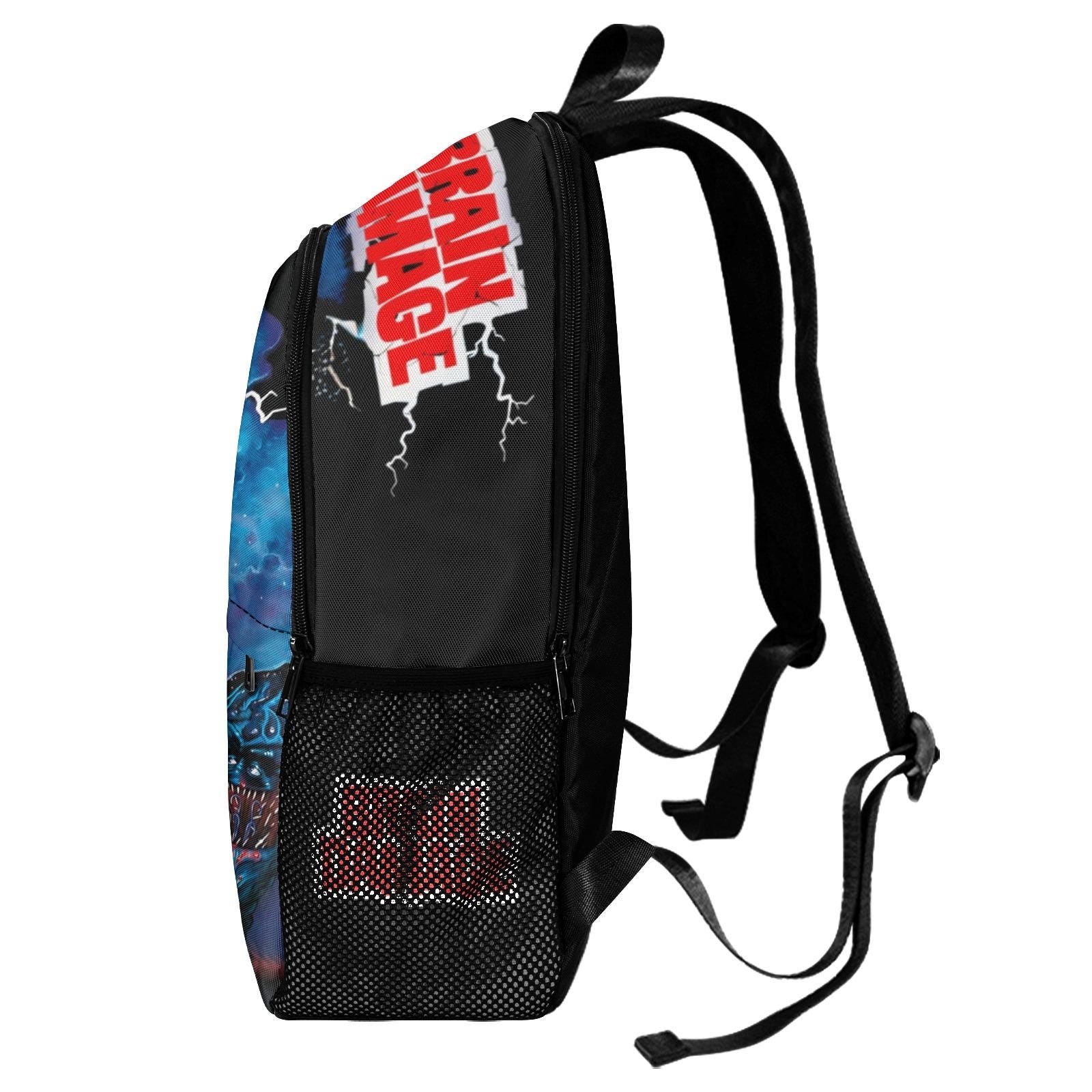 Brain Damage 1988 Movie Art Backpack Elmer Retro Style Bag