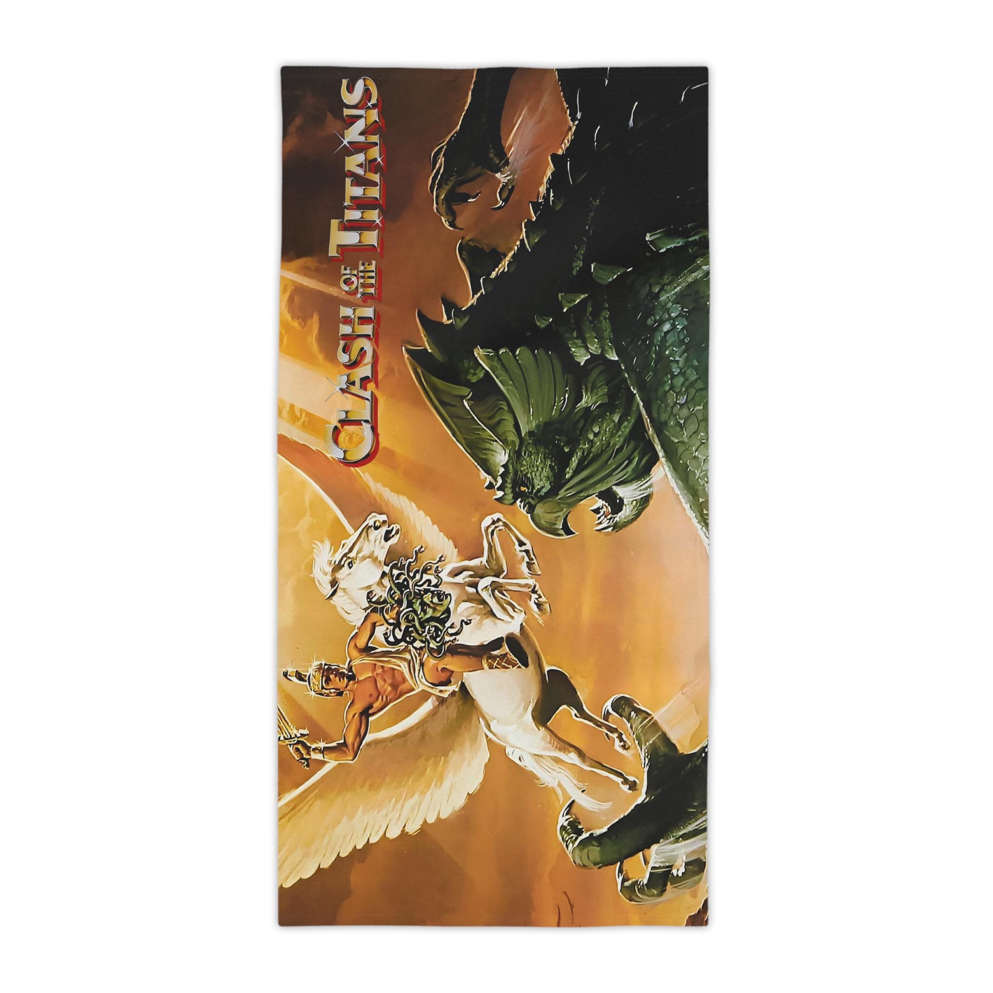 Clash of the Titans The "Release the Kraken" Premium Beach Towel