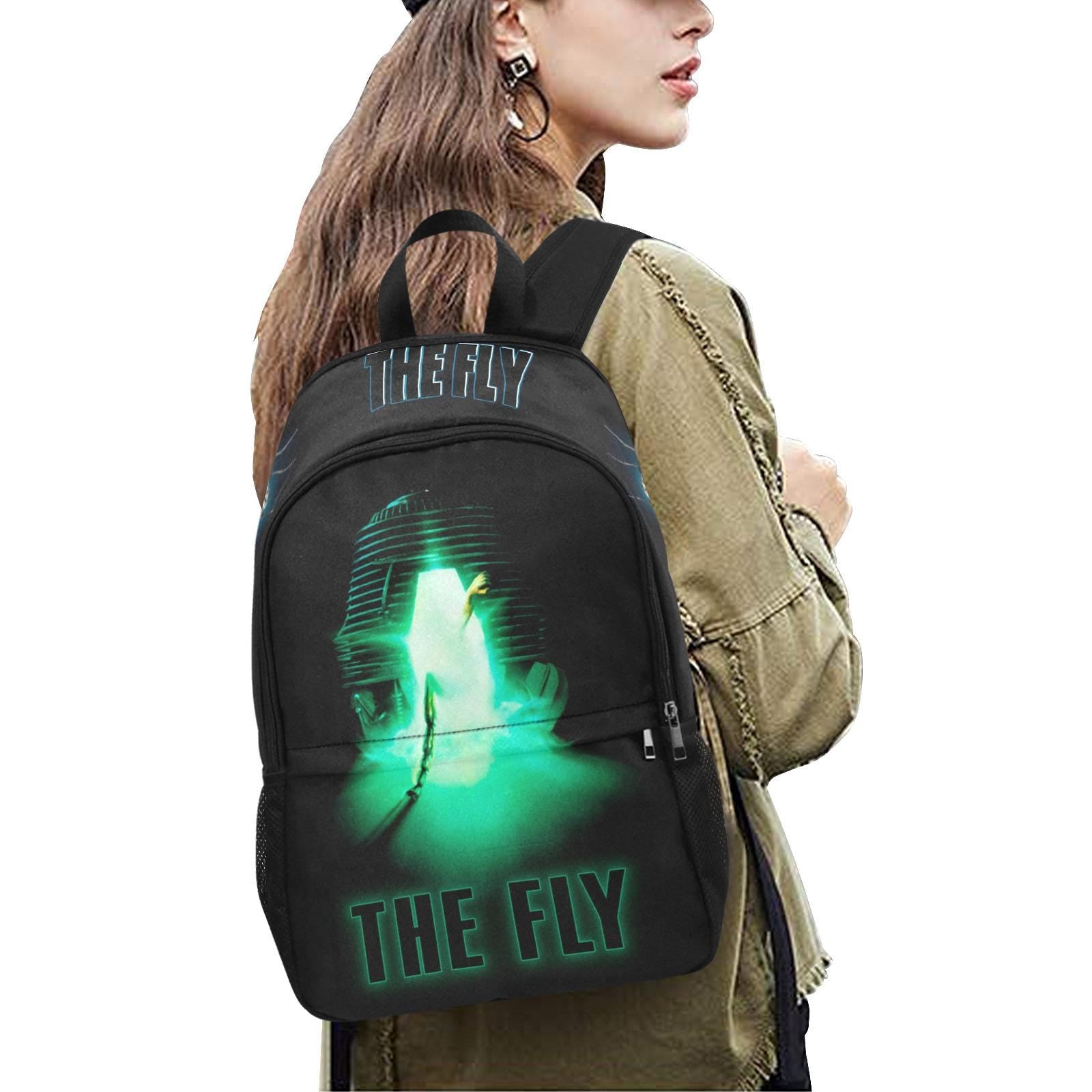 The Fly 1986 Movie Art Backpack  Brundlefly Retro Style Bag