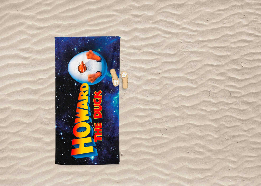 Howard the Duck The "Trapped in a World He Never Made" Premium Beach Towel