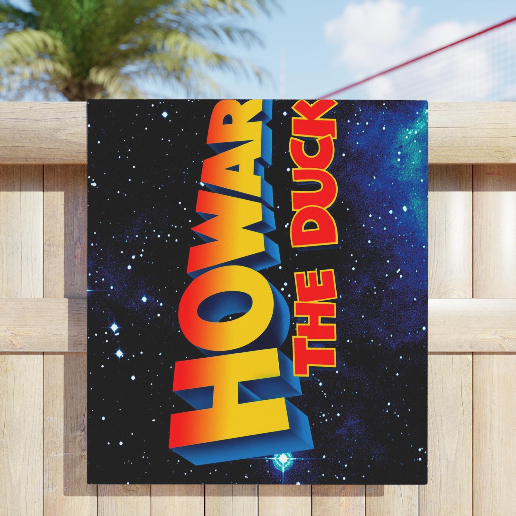 Howard the Duck The "Trapped in a World He Never Made" Premium Beach Towel