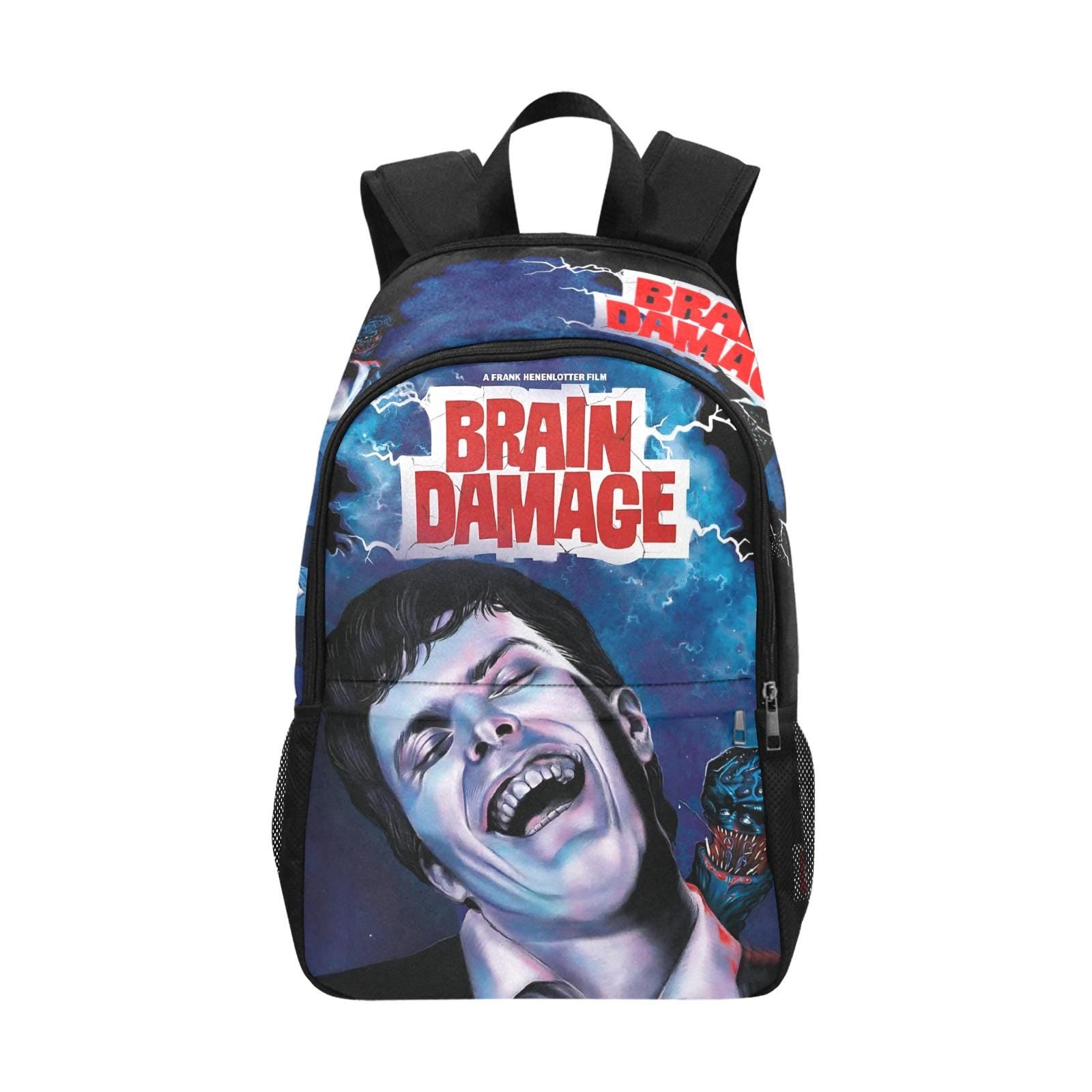 Brain Damage 1988 Movie Art Backpack Elmer Retro Style Bag