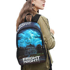 Fright Night 1985 Movie Art Backpack Vampire Menace Vintage Style Bag