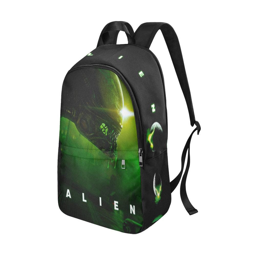 Alien 1979 Movie Art Backpack Xenomorph Retro Style Bag