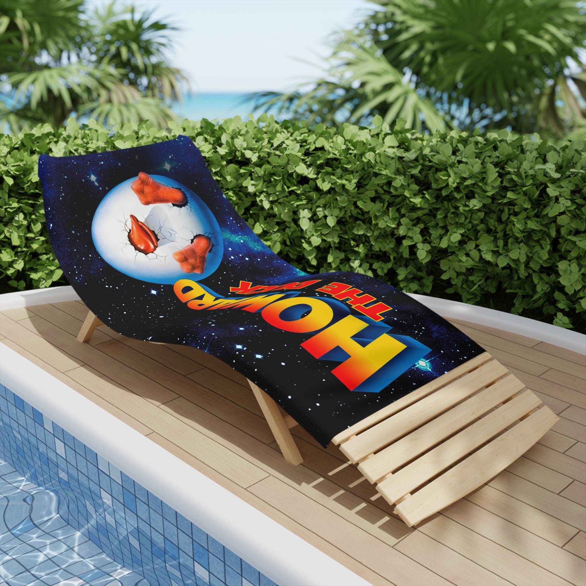 Howard the Duck The "Trapped in a World He Never Made" Premium Beach Towel