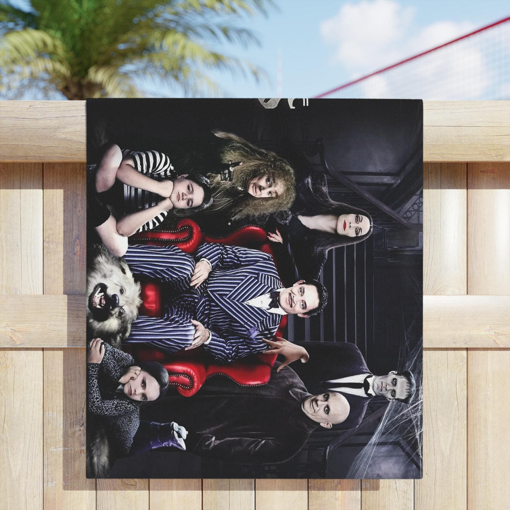 The Addams Family The "Creepy & Kooky" Premium Beach Towel