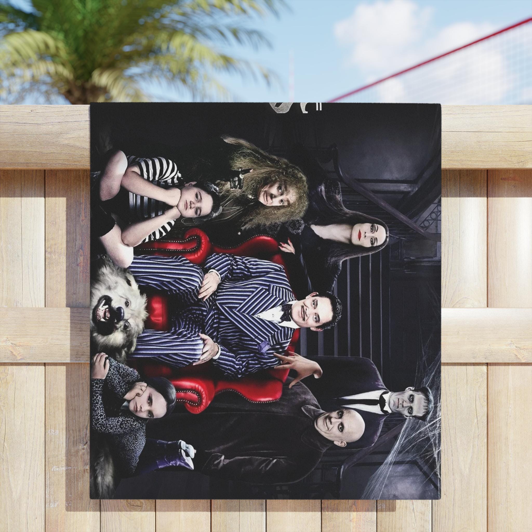 The Addams Family The "Creepy & Kooky" Premium Beach Towel