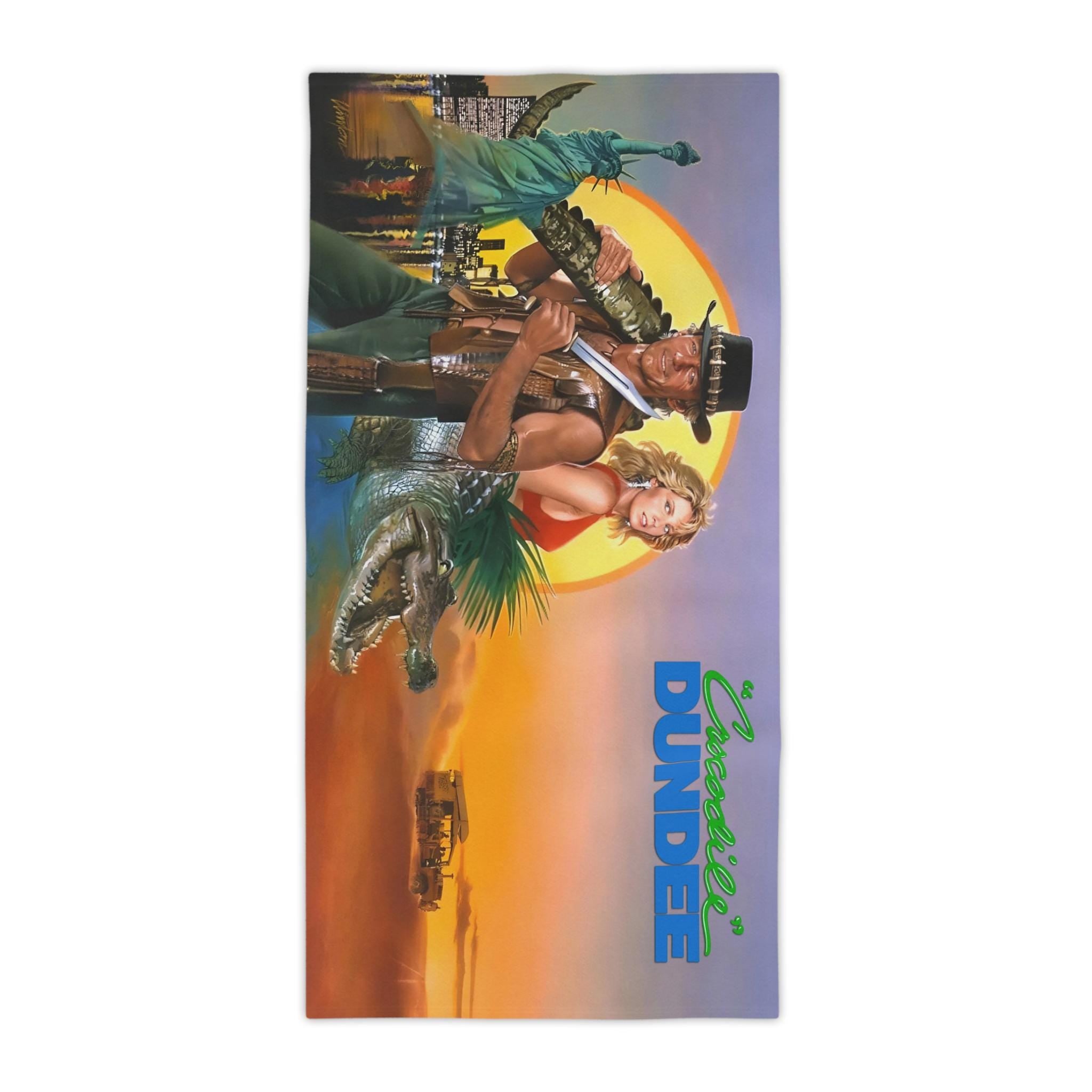 Crocodile Dundee Film 1986 Premium Beach Towel
