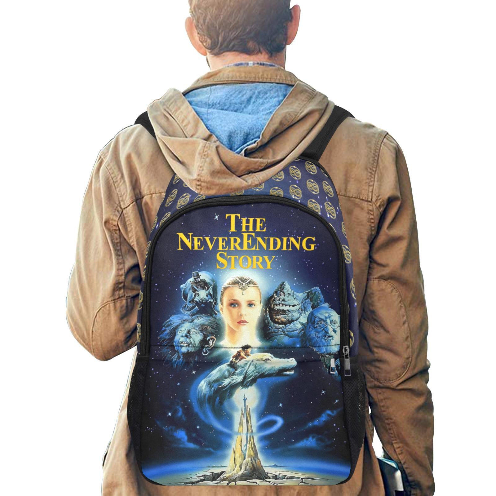 The NeverEnding Story 1984 Movie Art Backpack Fantasia Retro Style Bag