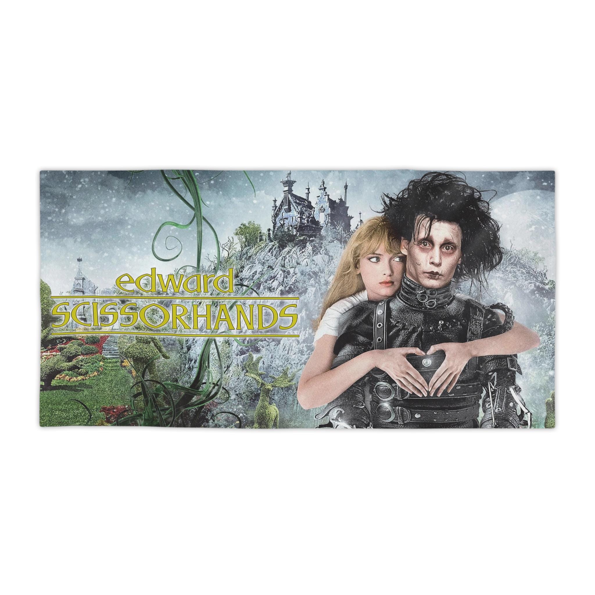 Edward Scissorhands The "Suburban Fairytale" Premium Beach Towel