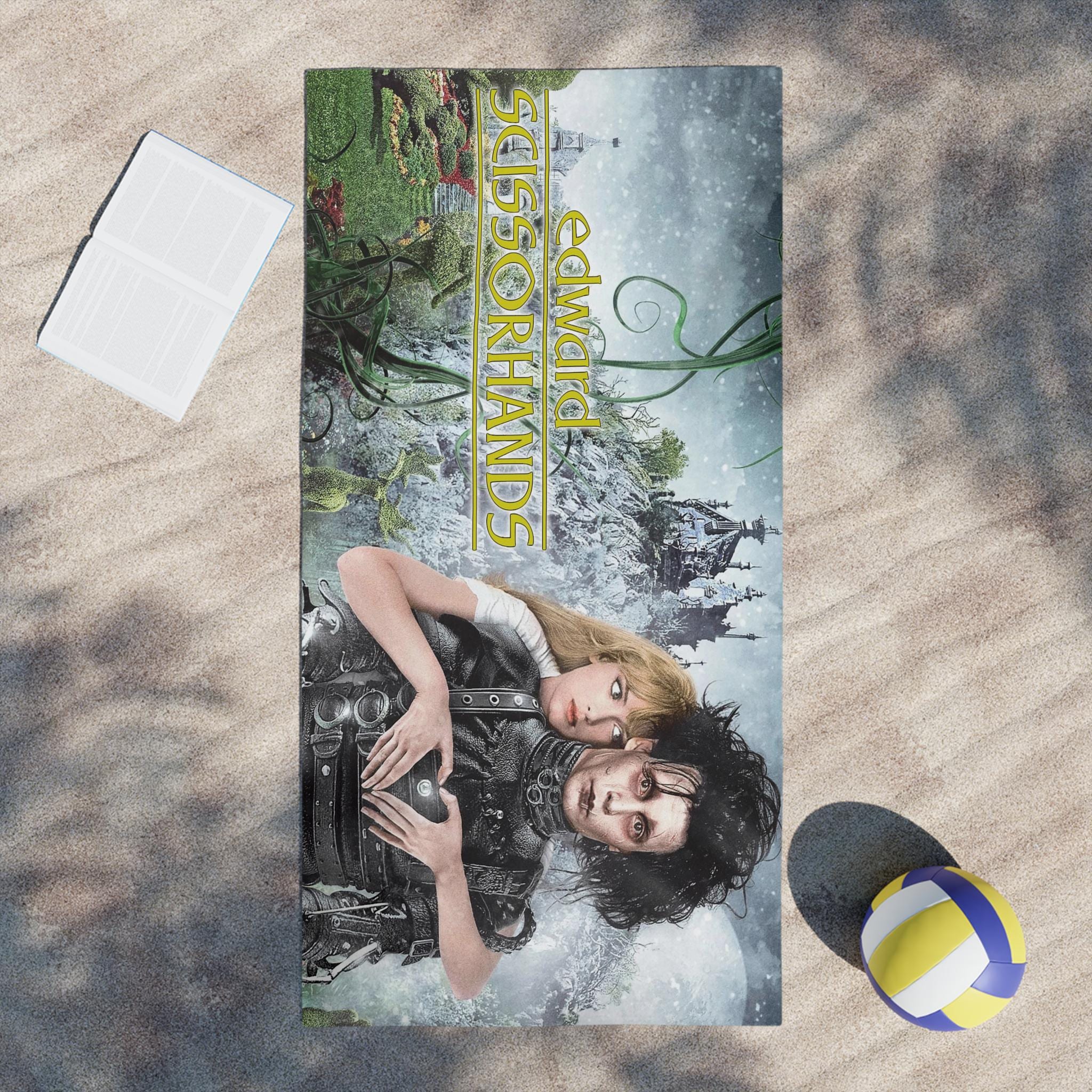Edward Scissorhands The "Suburban Fairytale" Premium Beach Towel
