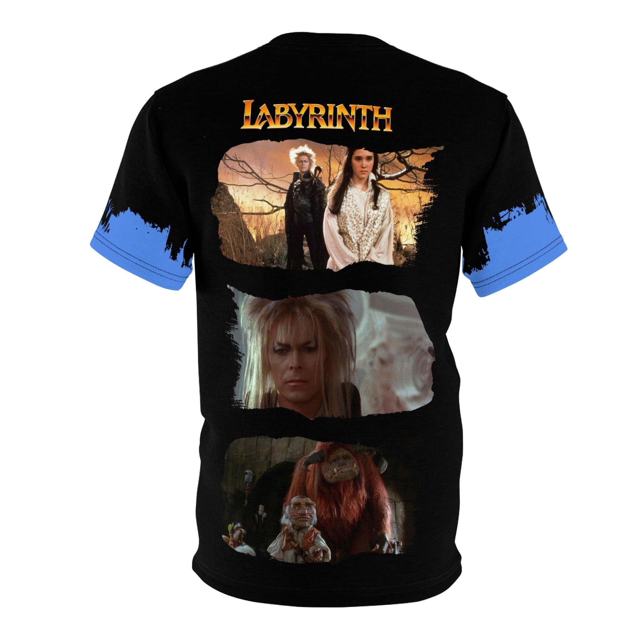 Labyrinth 1986 Movie T-Shirt Jareth the Goblin King Vintage Style Tee