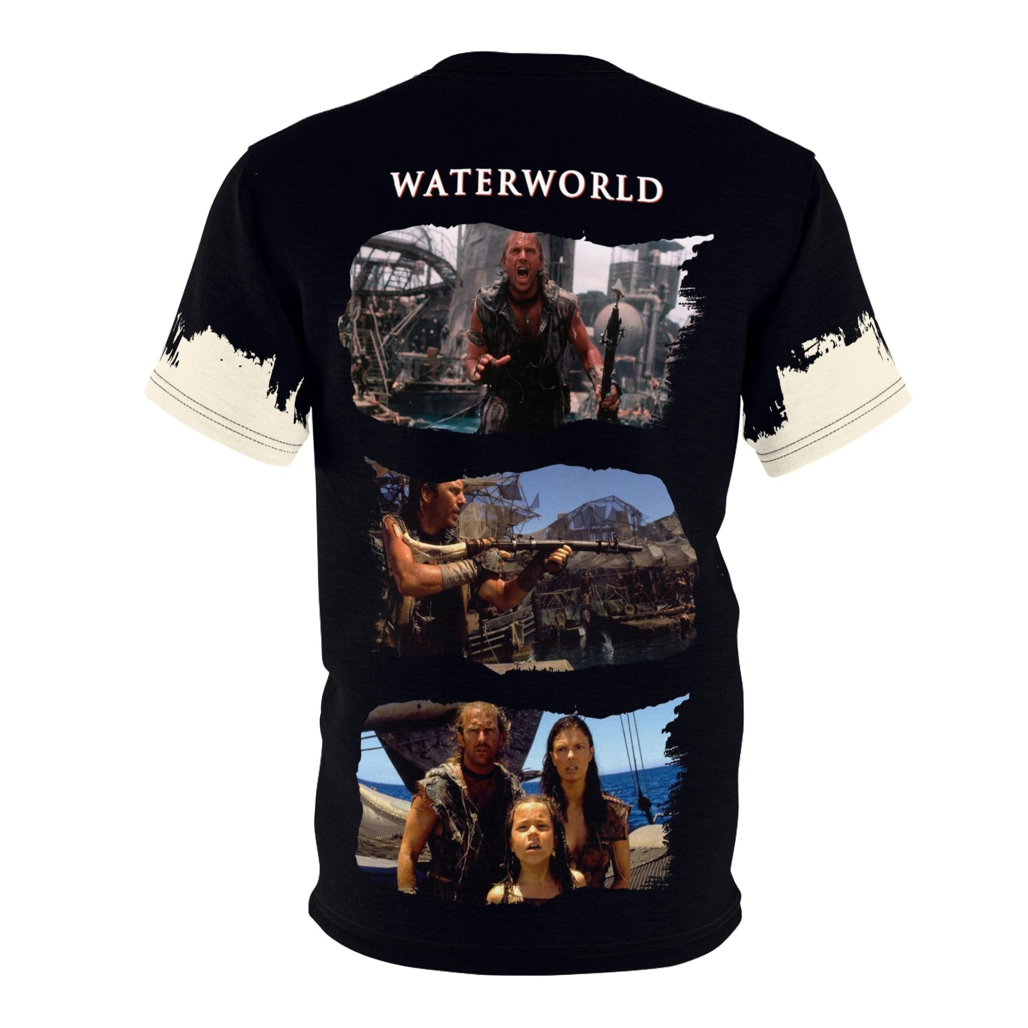 Waterworld 1995 Movie T-Shirt Kevin Costner Vintage Style Tee