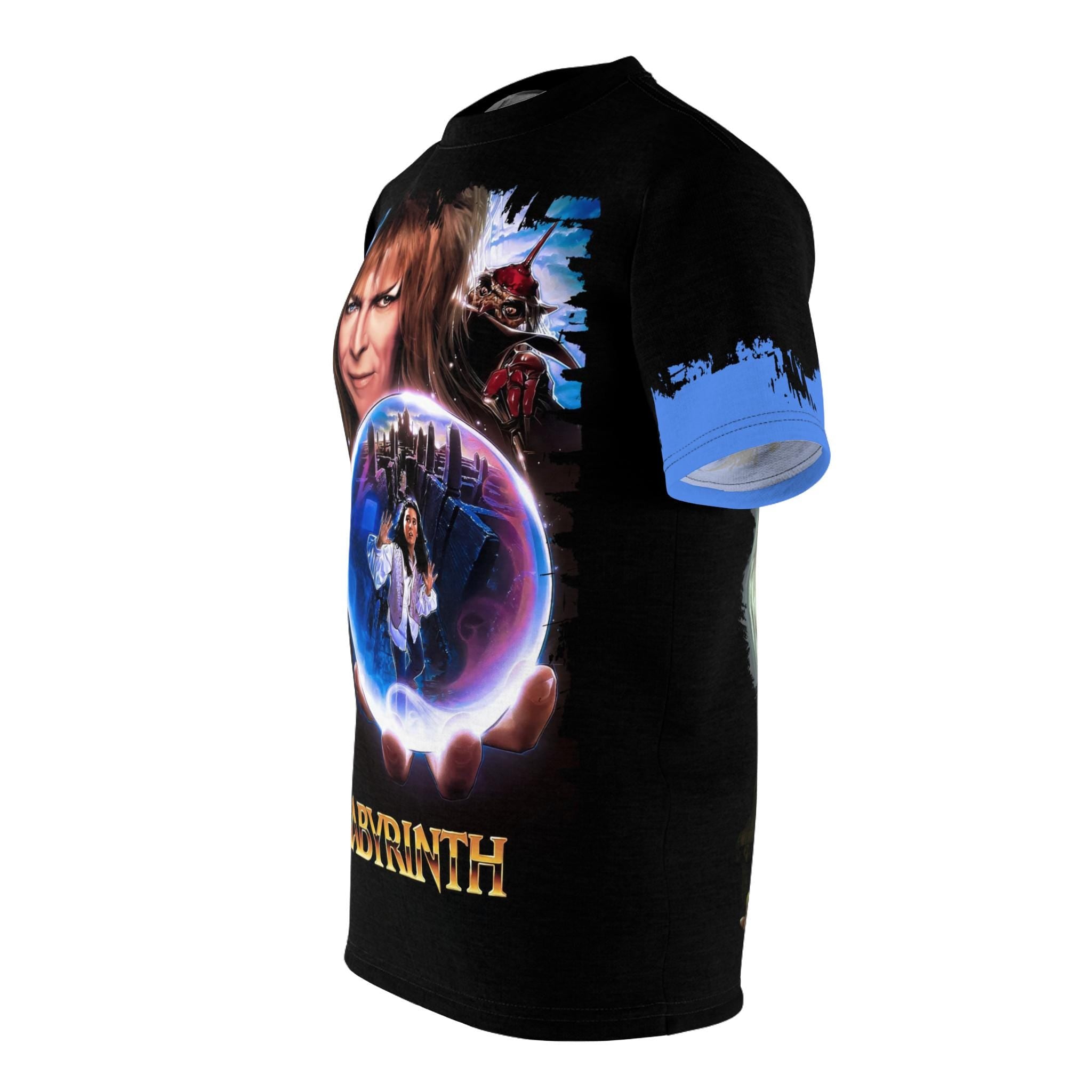 Labyrinth 1986 Movie T-Shirt Jareth the Goblin King Vintage Style Tee