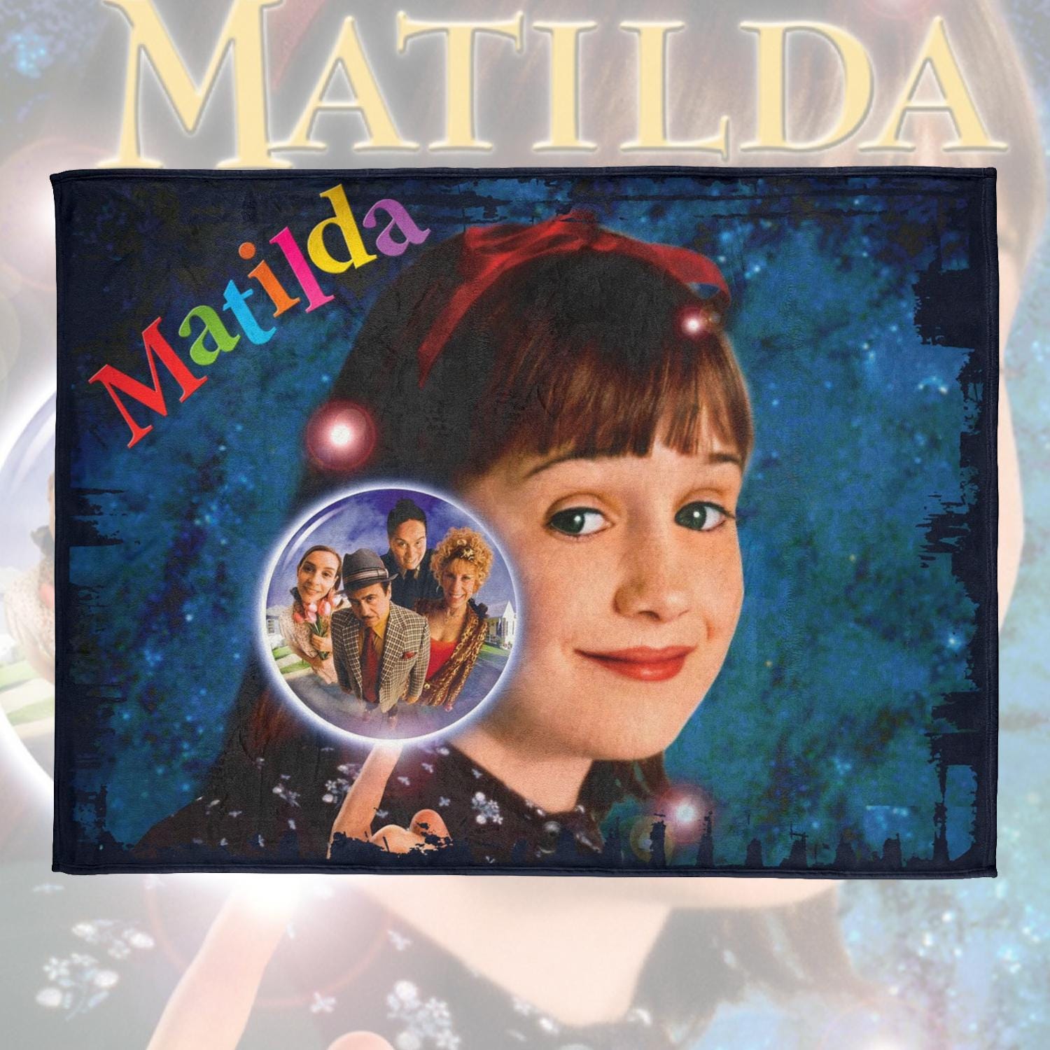 Matilda 1996 Film Vintage Style Ultra-Soft Micro Fleece Blanket