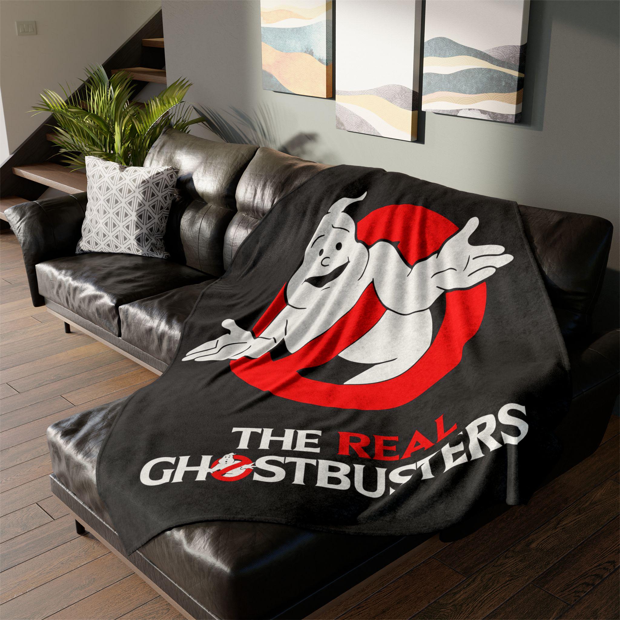 The Real Ghostbusters 1986 Animated Series Vintage Style Ultra-Soft Micro Fleece Blanket
