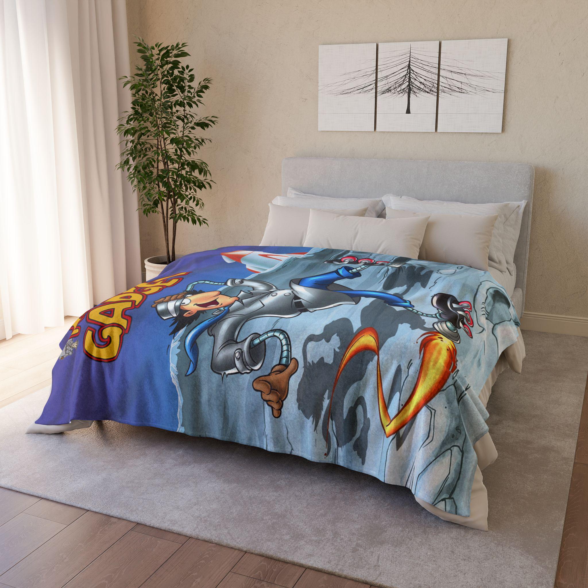 Inspector Gadget 1983 Animated Series Vintage Style Ultra-Soft Micro Fleece Blanket