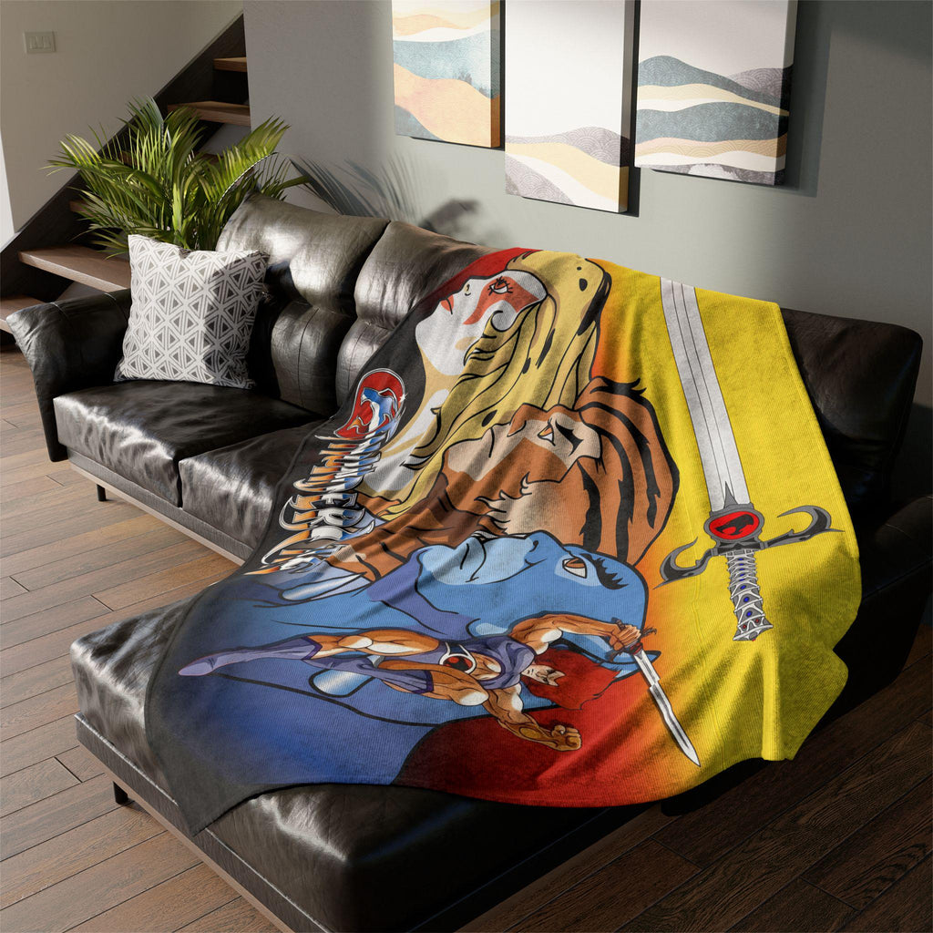 ThunderCats 1985 Animated Series Vintage Style Ultra-Soft Micro Fleece Blanket
