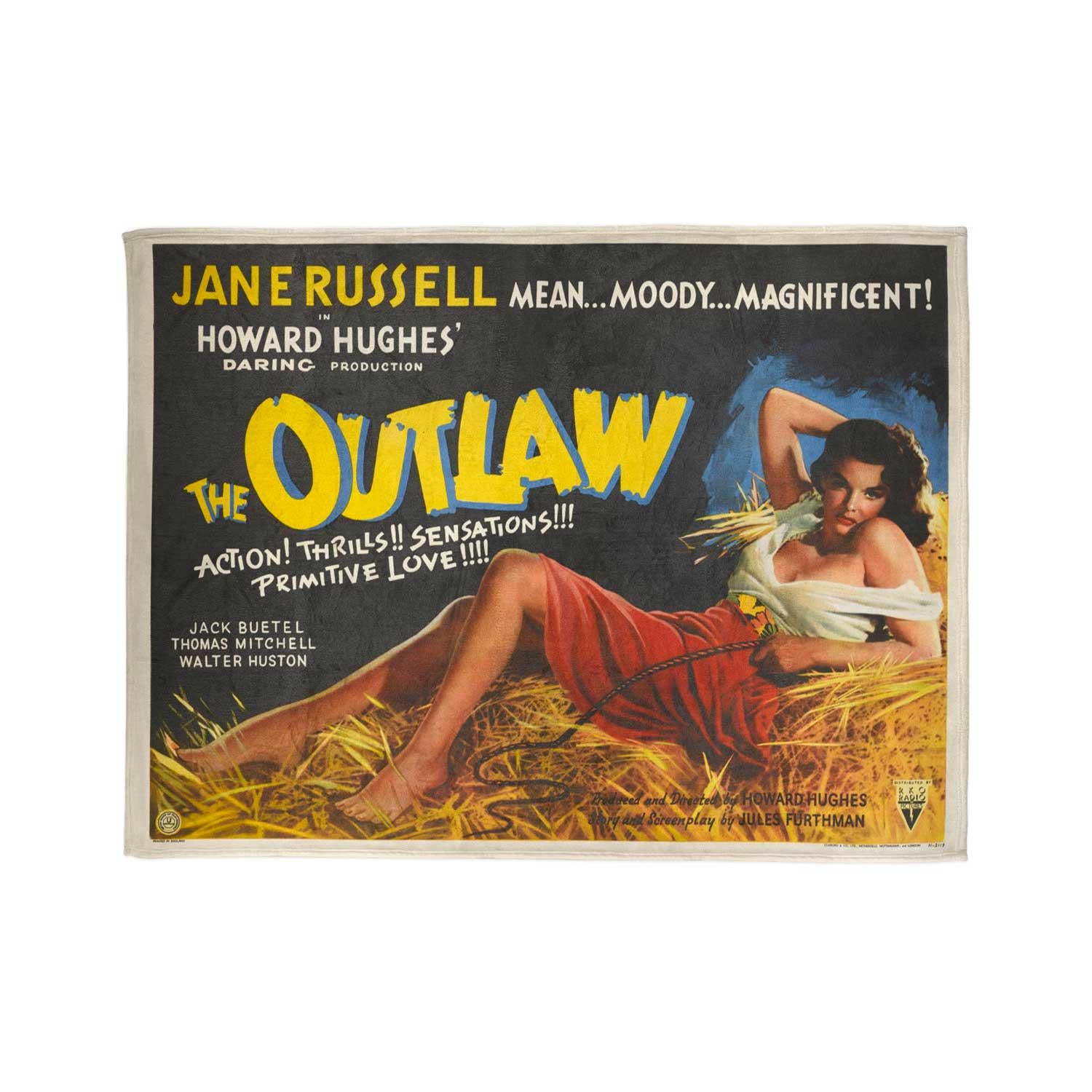 The Outlaw 1951 British Film Ultra-Soft Micro Fleece Blanket