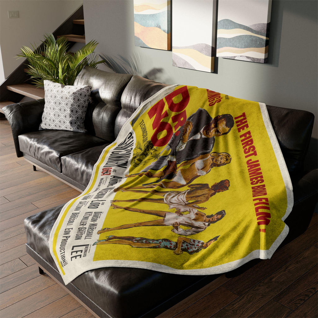 Dr. No 1962 Movie - The First James Bond Ultra-Soft Micro Fleece Blanket