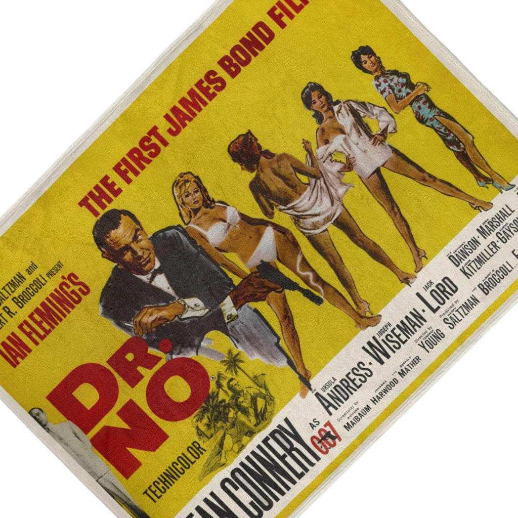 Dr. No 1962 Movie - The First James Bond Ultra-Soft Micro Fleece Blanket