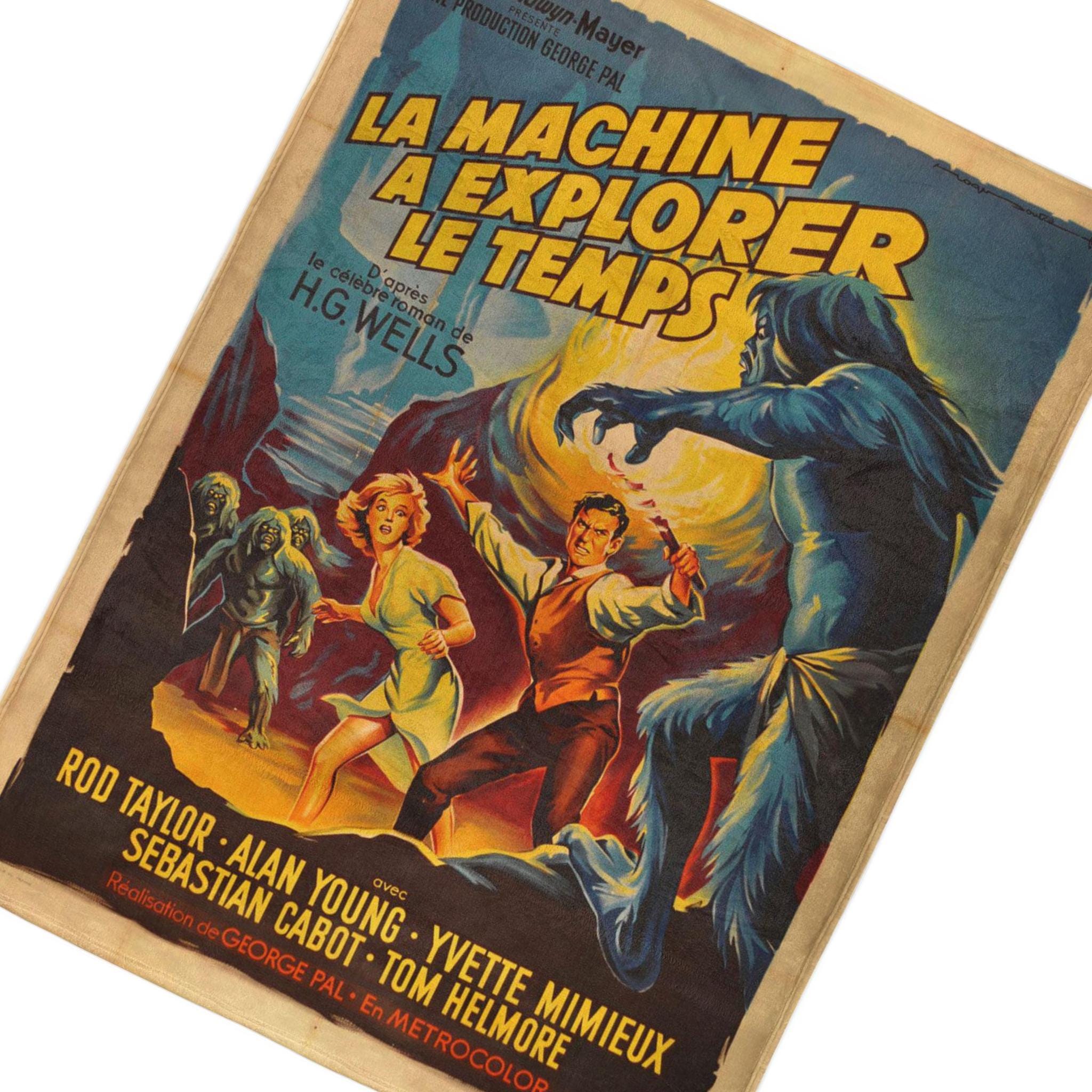 The Time Machine 1960 French Film Ultra-Soft Micro Fleece Blanket