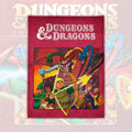 Dungeons & Dragons 1983 Animated Series Vintage Style Ultra-Soft Micro Fleece Blanket