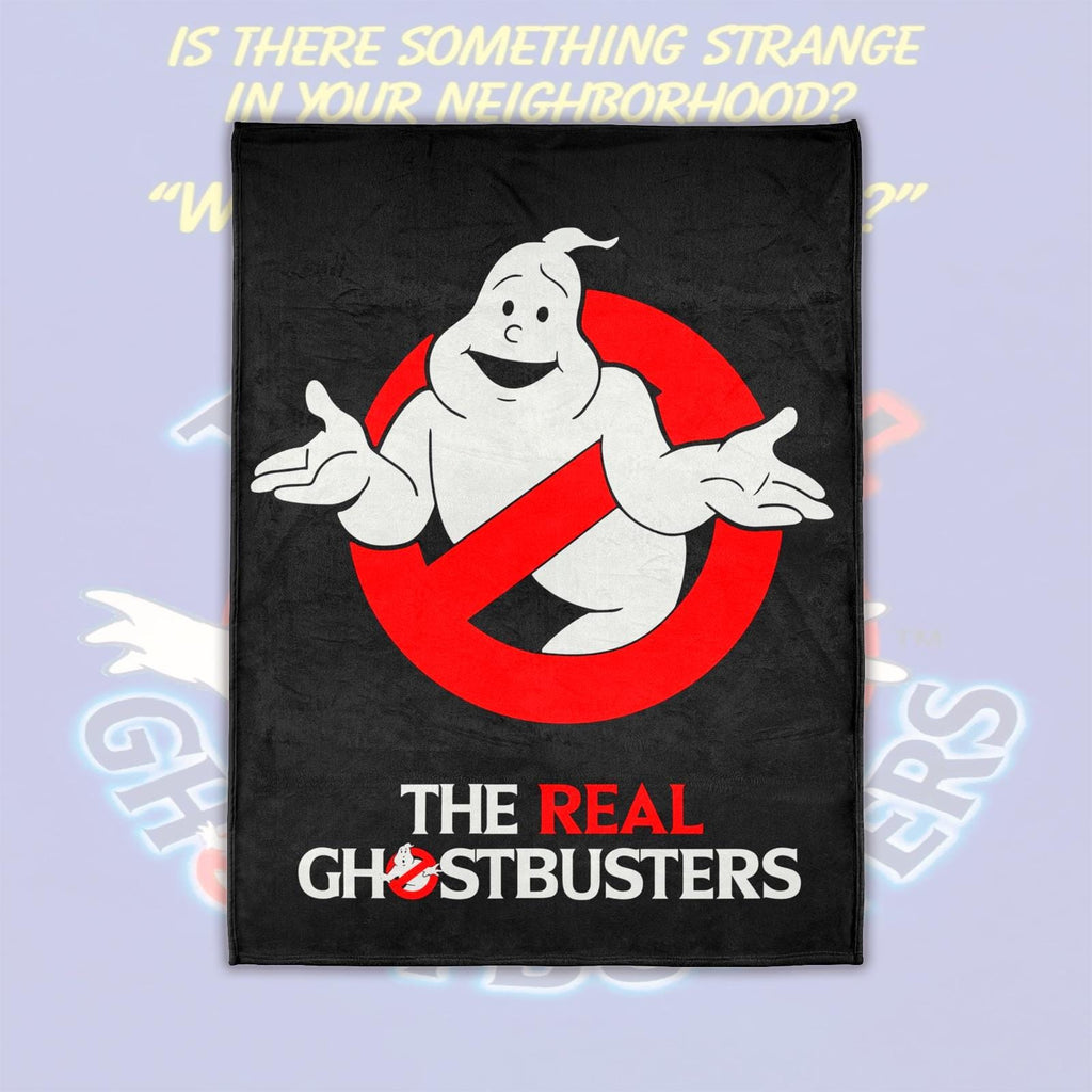 The Real Ghostbusters 1986 Animated Series Vintage Style Ultra-Soft Micro Fleece Blanket