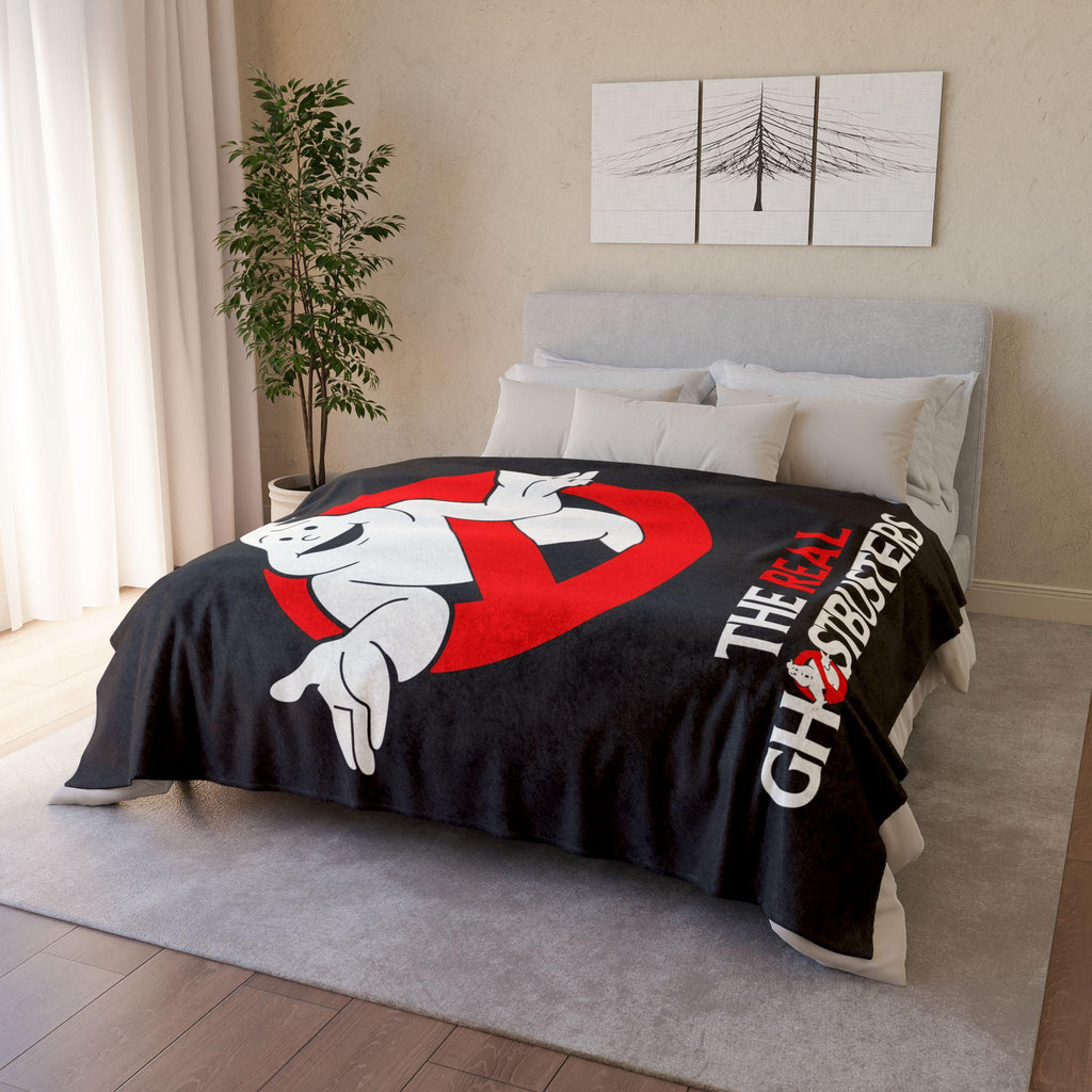 The Real Ghostbusters 1986 Animated Series Vintage Style Ultra-Soft Micro Fleece Blanket