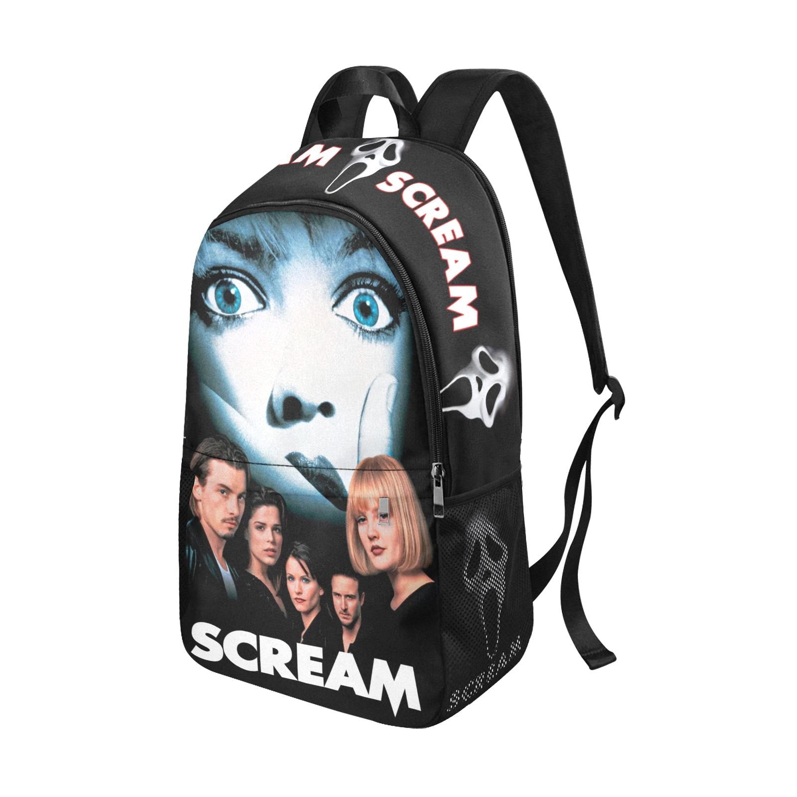 Scream 1996 Movie Art Backpack Ghostface Retro Style Bag