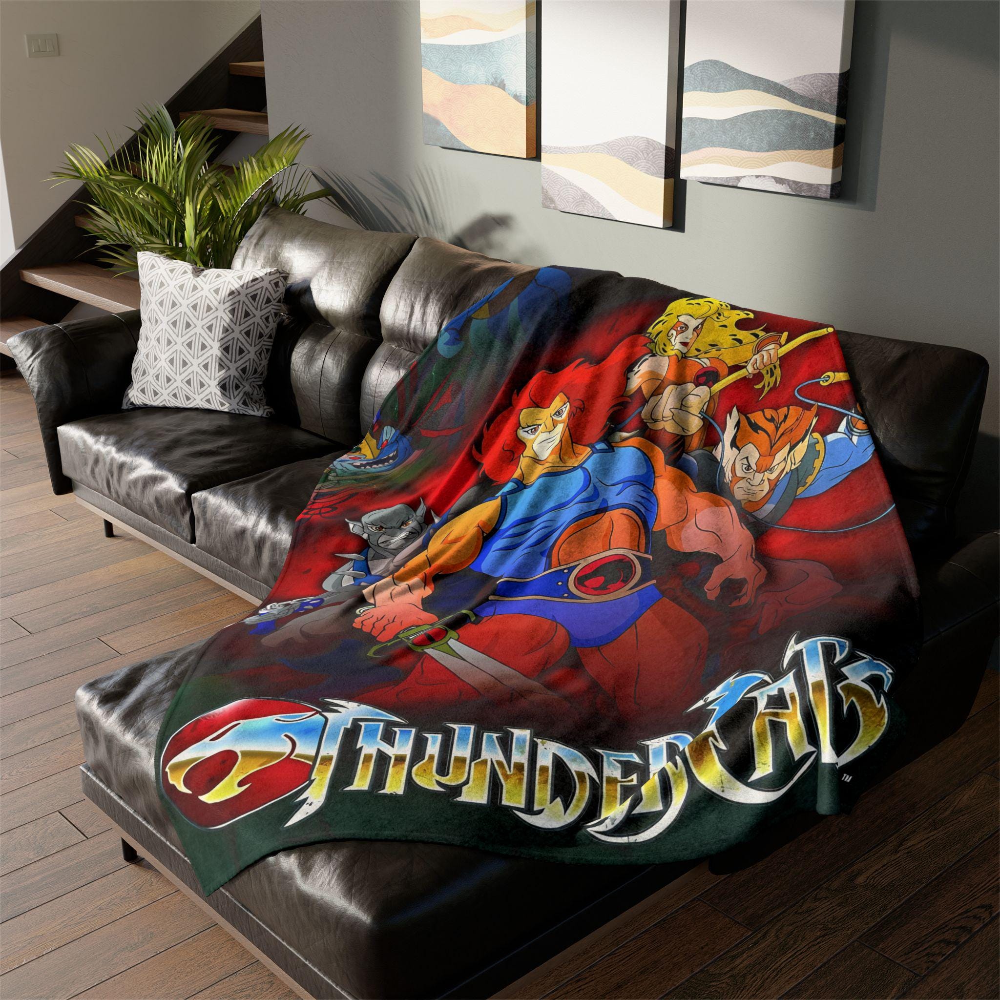 ThunderCats 1985 Animated Series Vintage Style Ultra-Soft Micro Fleece Blanket